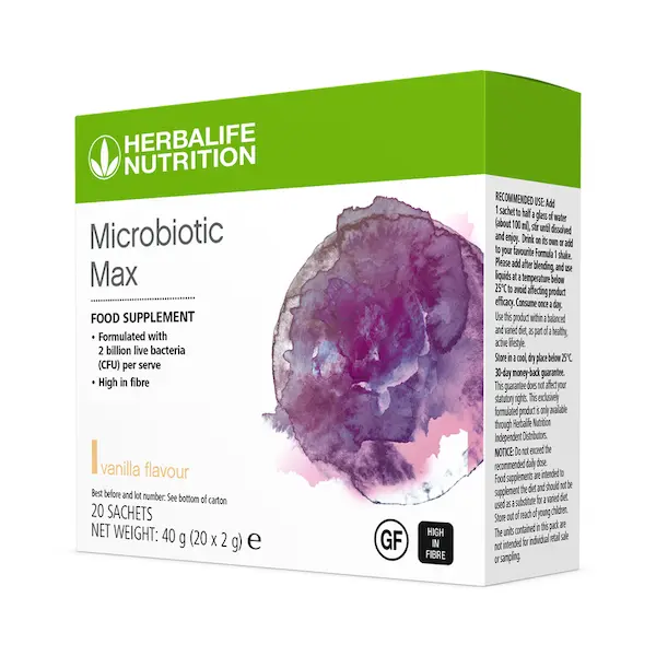 Herbalife product microbiotic max vanilla